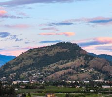 mountain view from Summerland